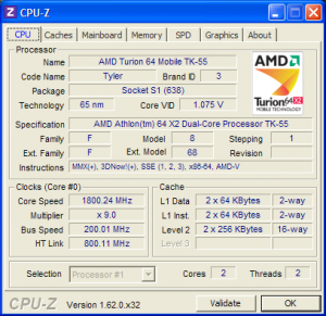 AMD Athlon 64 X2 Dual-Core Processor TK-55